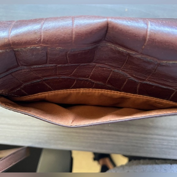 Fossil Crossbody Brown Leather Bag - Picture 6 of 8